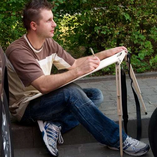 Wooden Drawing Board With Legs 6 Wooden Drawing Board With Legs - Image 6